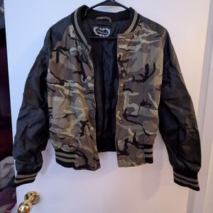 Camouflage Bomber Jacket